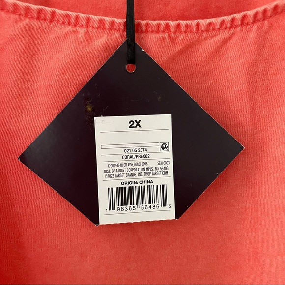 AVA & VIV NWT Coral Long Sleeved Top - Picture 13 of 14
